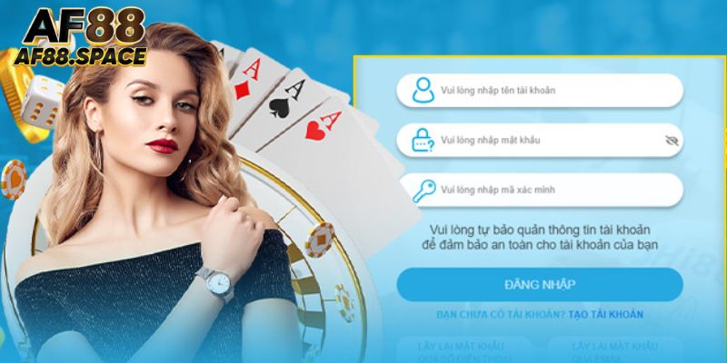 Quy trình đăng nhập AF88 chỉ với 3 bước cực nhanh